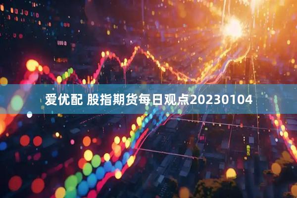 爱优配 股指期货每日观点20230104